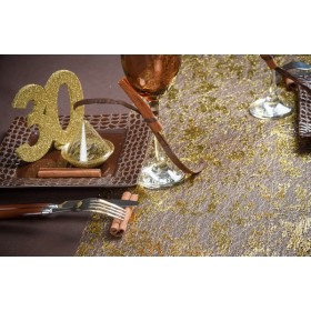 Chemin de table fantaisie brillant