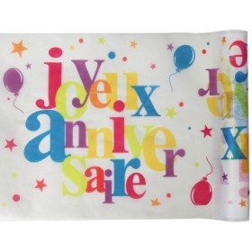 Chemin de table Anniversaire 5m