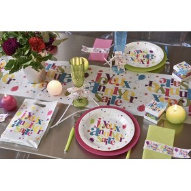 Chemin de table Anniversaire 5m