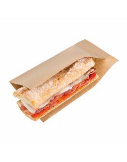 Sachet Kraft ouvert 25x13 par 100