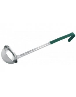 Louche inox 17.5cl PVC vert