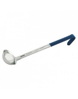 Louche inox 6cl PVC bleu