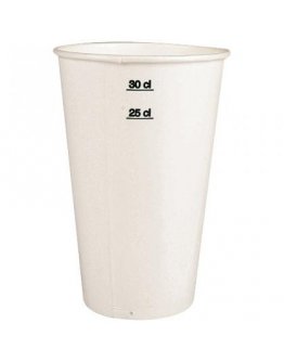 Gobelet carton blanc 30cl par 80