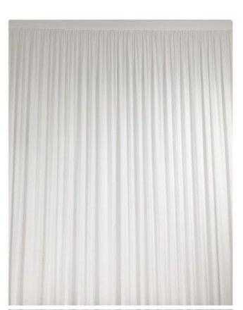 Paravent 4x3m - 1structure + 2 rideaux lycra blanc Paravent 4x3m - 1structure + 2 rideaux lycra blanc